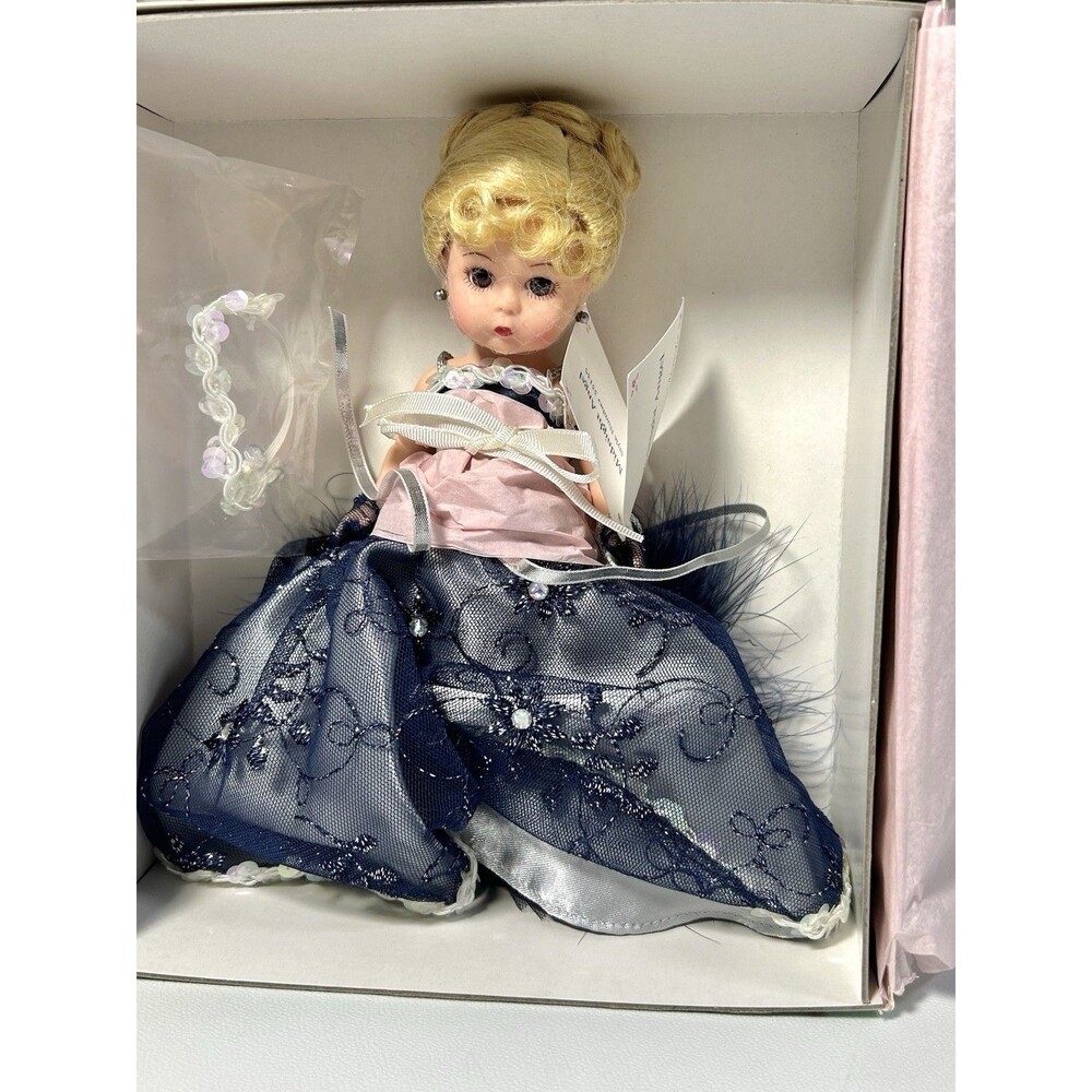 Madame Alexander 8” Midnight Angel # 33135 2002 Blue Gown Dress Blonde